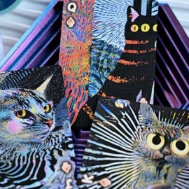 Spielkarten Radio Cat V2 Deck with Grating tuck case by Evokad