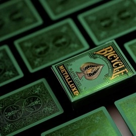 Spielkarten Bicycle Metalluxe Green Playing Cards by US Playing Card Co.