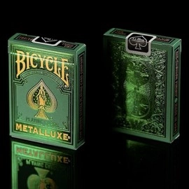 Spielkarten Bicycle Metalluxe Green Playing Cards by US Playing Card Co.