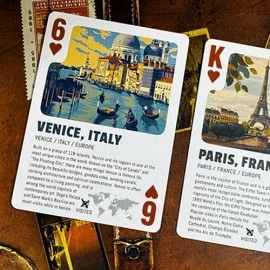 Spielkarten Travel the World Deck Volume 1 by Midnight Cards
