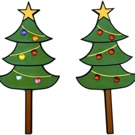 Christmas Tree Paddle Set by HP Creations & Ed Alonzo
