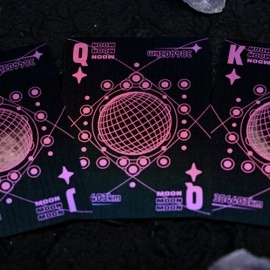 Spielkarten Moon (Black Holo) Playing Cards