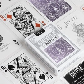 Spielkarten Bicycle Prototype (Purple MetalLuxe) Playing Cards by USPCC