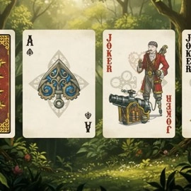 Spielkarten Skeleton Pirates Playing Cards