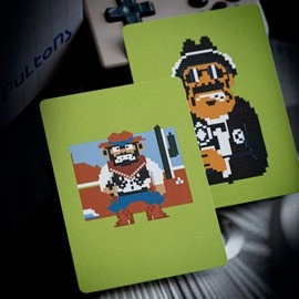 Spielkarten FULTON's Arcade Gameboy Edition Playing Cards