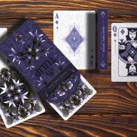 Spielkarten Grand Tulip Purple Playing Cards by Dutch Card House Company