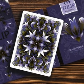 Spielkarten Grand Tulip Purple Playing Cards by Dutch Card House Company