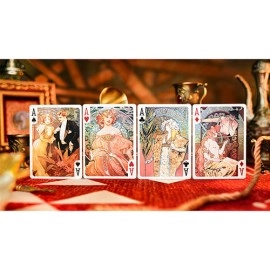 Spielkarten Mucha Standard Playing Cards by 52 MUSÉE