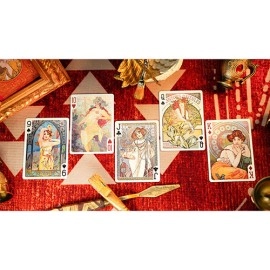 Spielkarten Mucha Standard Playing Cards by 52 MUSÉE