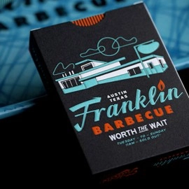 Spielkarten FRANKLIN BBQ RETRO BLACK PLAYING CARDS