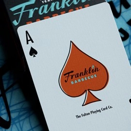 Spielkarten FRANKLIN BBQ RETRO BLACK PLAYING CARDS