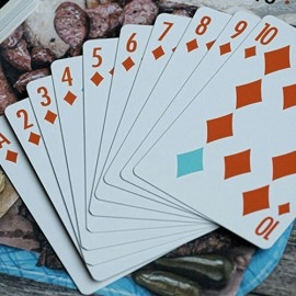 Spielkarten FRANKLIN BBQ RETRO BLACK PLAYING CARDS