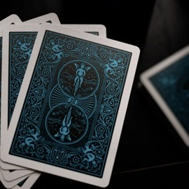 Spielkarten Bicycle Cool Blue Neon Rider Back Playing Cards