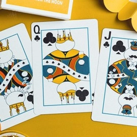 Spielkarten Gilded Milk Casino Deck (Gold) by Bacon Playing Card Company