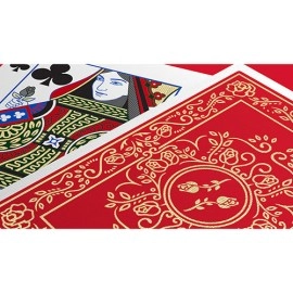 Spielkarten Red Roses Gold Foil Playing Cards (Fully Marked)