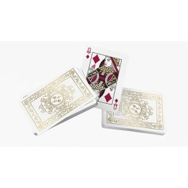 Spielkarten Black Roses White Gold Foil Playing Cards