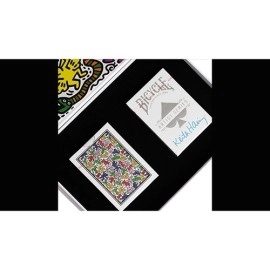 Spielkarten Bicycle Keith Haring (Box Set Red and Blue) Playing Cars by US Playing Cards