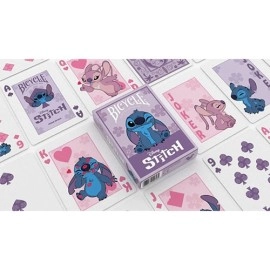 Spielkarten Bicycle Disney Stitch (Purple) Playing Cards by US Playing Card Co