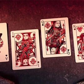 Spielkarten Morpho V2 (Carmine) Playing Cards by TCC Fashion