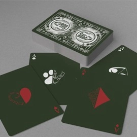 Spielkarten Schrodinger's Cat: Alive Green Edition Playing Cards