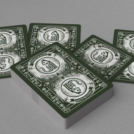 Spielkarten Schrodinger's Cat: Alive Green Edition Playing Cards