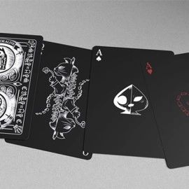 Spielkarten Schrodinger's Cat: Quantum Gilded Dead Black Playing Cards
