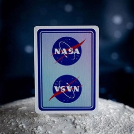 Spielkarten NASA HOLOGRAPHIC FOIL "MEATBALL" LOGO PLAYING CARDS