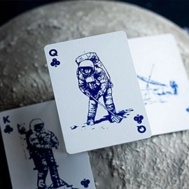 Spielkarten NASA HOLOGRAPHIC FOIL "MEATBALL" LOGO PLAYING CARDS