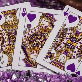 Spielkarten Good Pals Purple Foil Logo Playing Cards
