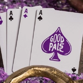 Spielkarten Good Pals Purple Foil Logo Playing Cards