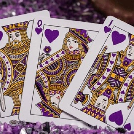 Spielkarten GILDED Good Pals Purple Foil Logo Playing Cards