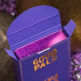 Spielkarten GILDED Good Pals Purple Foil Logo Playing Cards