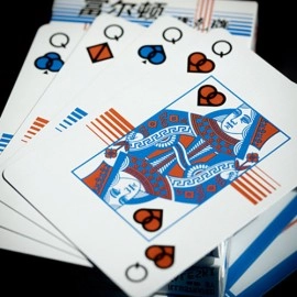 Spielkarten FULTON'S WHITE OWL PLAYING CARDS