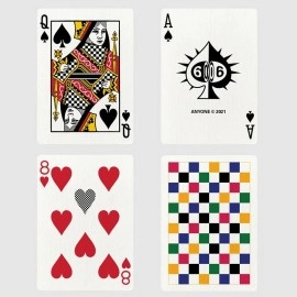 Spielkarten Checkerboard Playing Cards - Multicolor