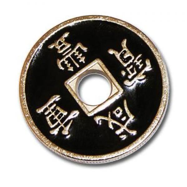 Chinese Coin Black (half dollar size)