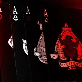 Spielkarten Ellusionist Deck: Black Anniversary Edition Playing Cards