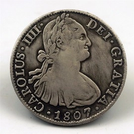 Double Column 1807 Carlos IV Commemorative Coin