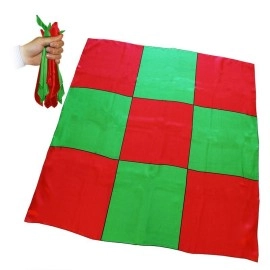 Sitta Chessboard Blendo - Red and green - Cm 90 x 90 (35")
