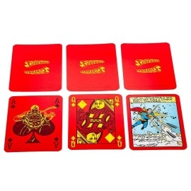 DC Super Heroes - Superman no. 1 Playing Cards - Tattoo Tin Boxes Display