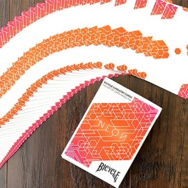 Spielkarten Bicycle Neon Cardistry Orange Bump Playing Cards 