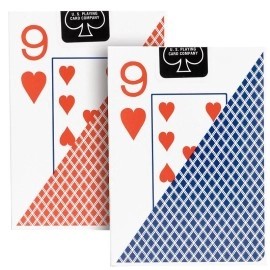 Spielkarten Bee Jumbo Index Card Deck - Casino Quality Blue Back