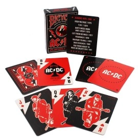 Playing cards Bicycle - ACDC