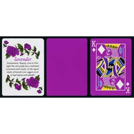 Spielkarten Tally Ho Reverse Fan back (Lavender) Limited Ed. by  Aloy Studios / USPCC