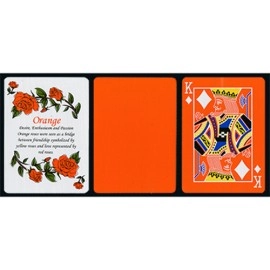 Spielkarten Tally Ho Reverse Fan back (Orange) Limited Ed. by  Aloy Studios / USPCC