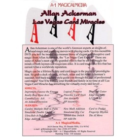 Las Vegas Card Miracles by Allan Ackerman - DVD