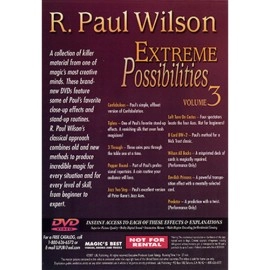 Extreme Possibilities - Volume 3 by R. Paul Wilson - DVD