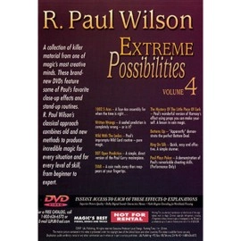 Extreme Possibilities - Volume 4 by R. Paul Wilson - DVD