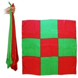 Sitta Chessboard Blendo - Red and green - Cm 90 x 90 (35")