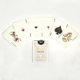 Spielkarten Star Wars Light Side Silver Edition V1 Playing Cards (White) by Theory11 - White and Gold Box
