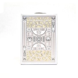Spielkarten Star Wars Light Side Silver Edition V1 Playing Cards (White) by Theory11 - White and Gold Box